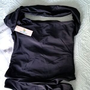 Beachsissi black two piece swimsuit